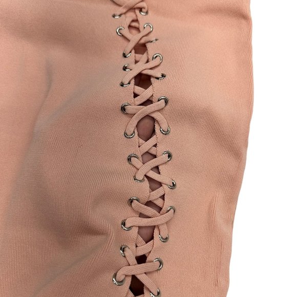 Codigo Crisscross Grommet Bodycon Dress (S) - Picture 6 of 9